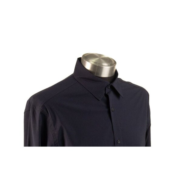 ZARA Mens Shirt Dark Blue Regular‎ Fit Long Sleeve Button Up Collared Size M - Picture 6 of 9